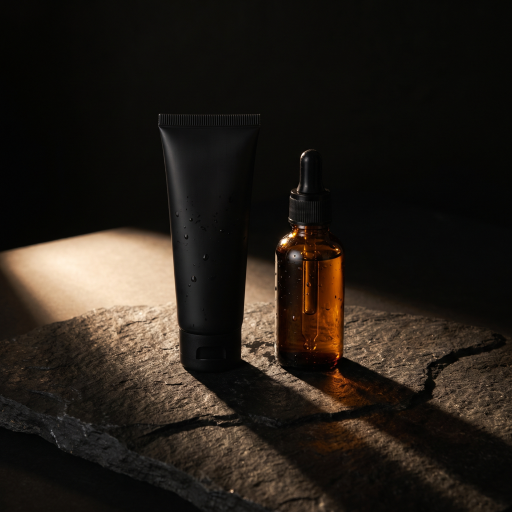 Skincare / tube and dropper
